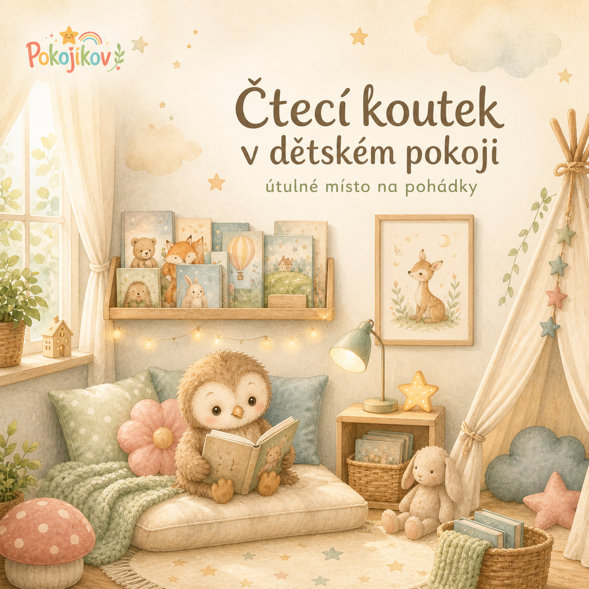 Title picture for post: Čtecí koutek v dětském pokoji | Pokojíkov