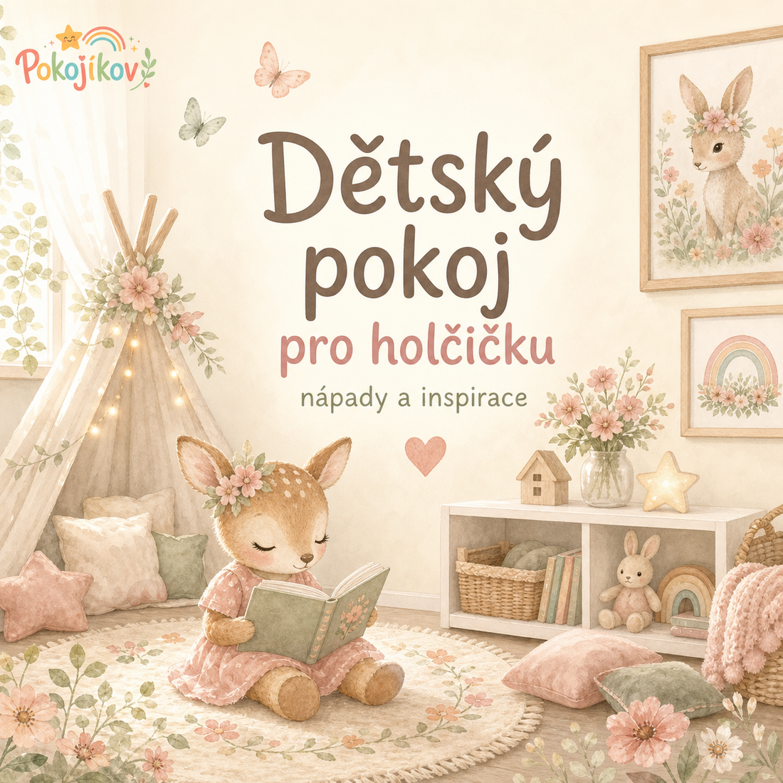 Title picture for post: Dětský pokoj pro holčičku: inspirace
