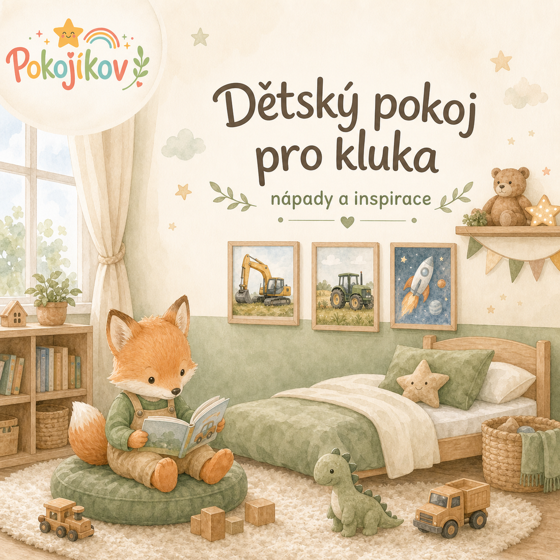 Title picture for post: Dětský pokoj pro kluka: nápady a inspirace