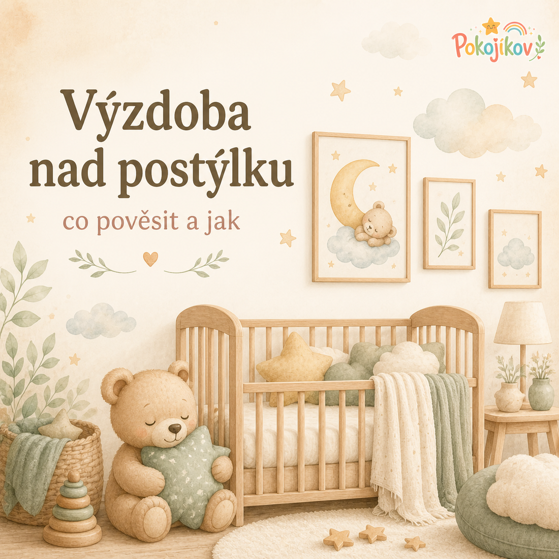 Title picture for post: Výzdoba nad postýlku: tipy a inspirace