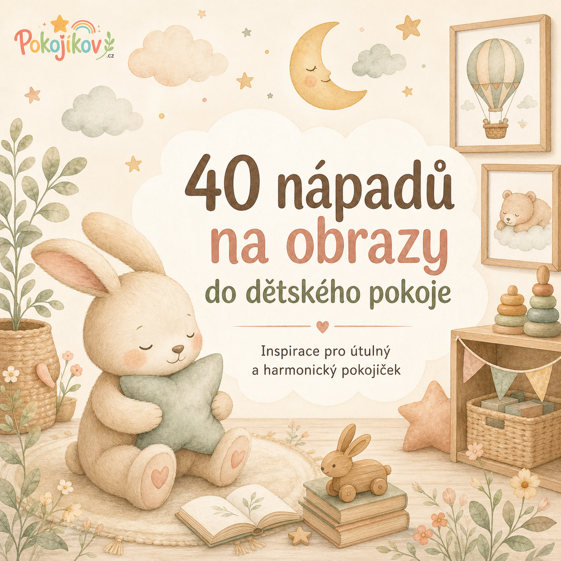 Title picture for post: Obrazy do dětského pokoje: 40 nápadů