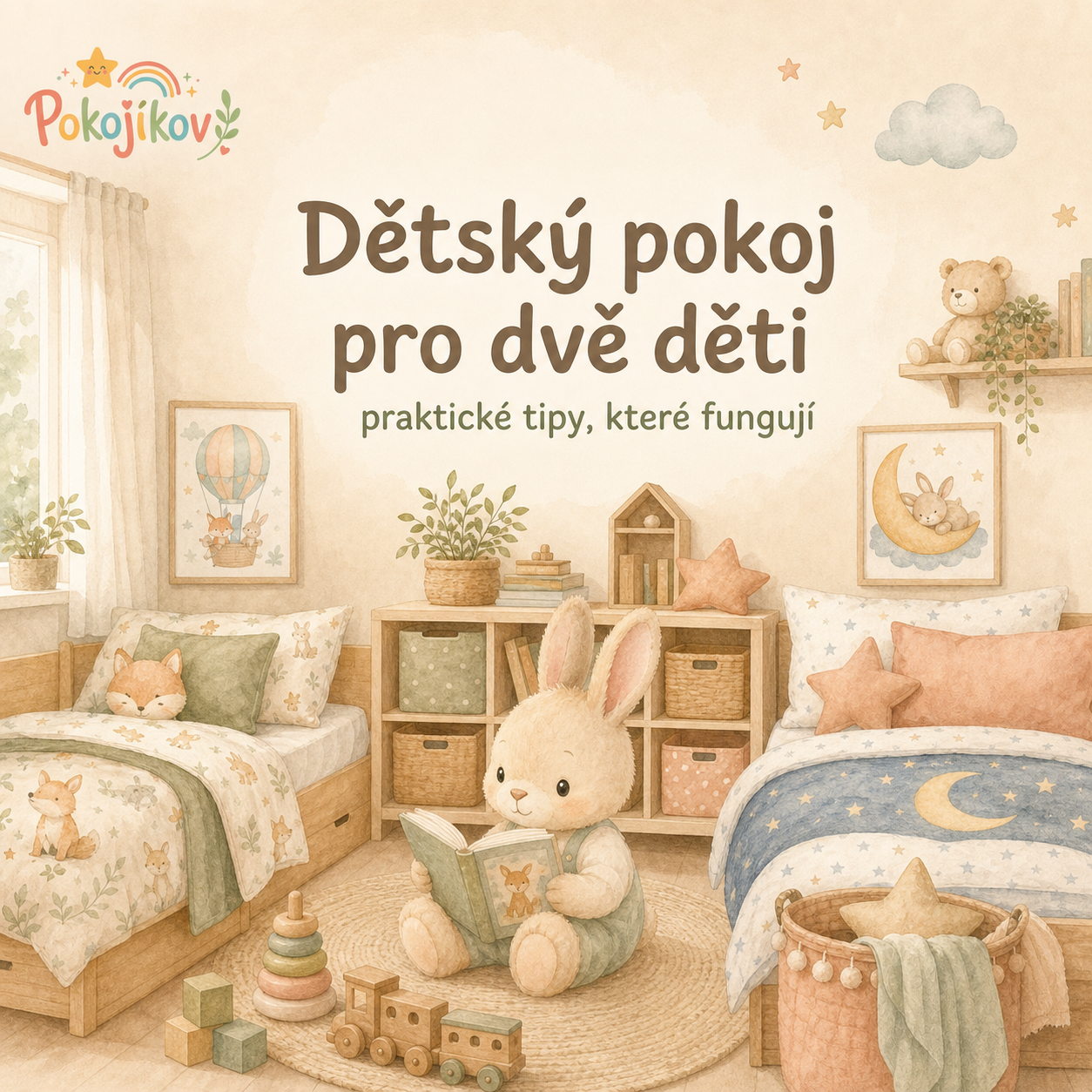 Title picture for post: Dětský pokoj pro dvě děti: praktické tipy